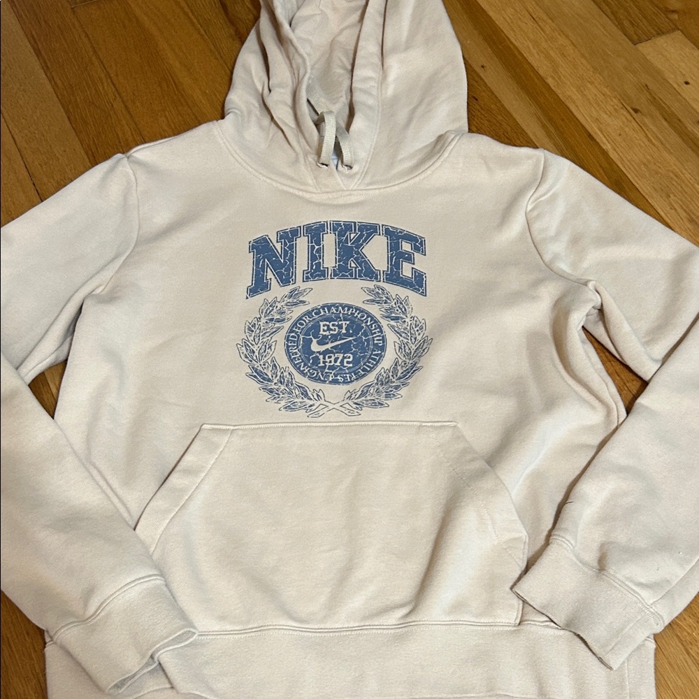 Nike tan hoodie. Size xs